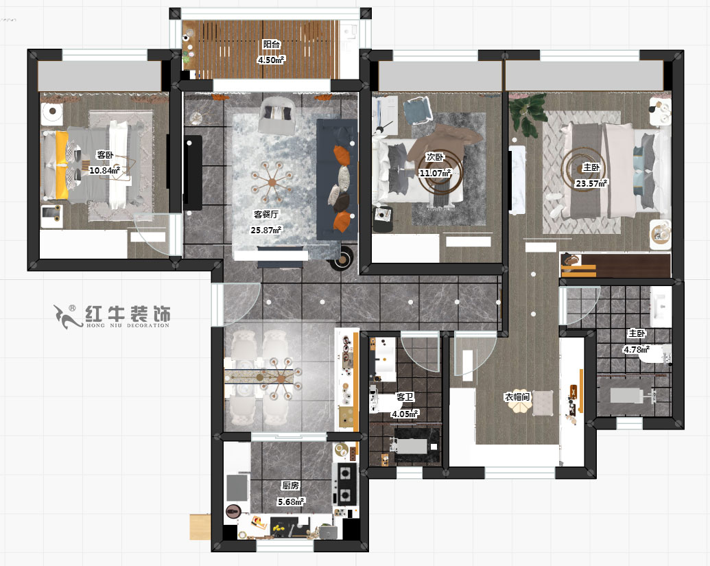 賈庭_寶華碧桂園大學(xué)印象25-1-502室-109㎡-簡歐輕奢風格_3室2廳2衛（精(jīng)裝(zhuāng)修重新(xīn)裝(zhuāng)修）_定制家￥149148_全包14