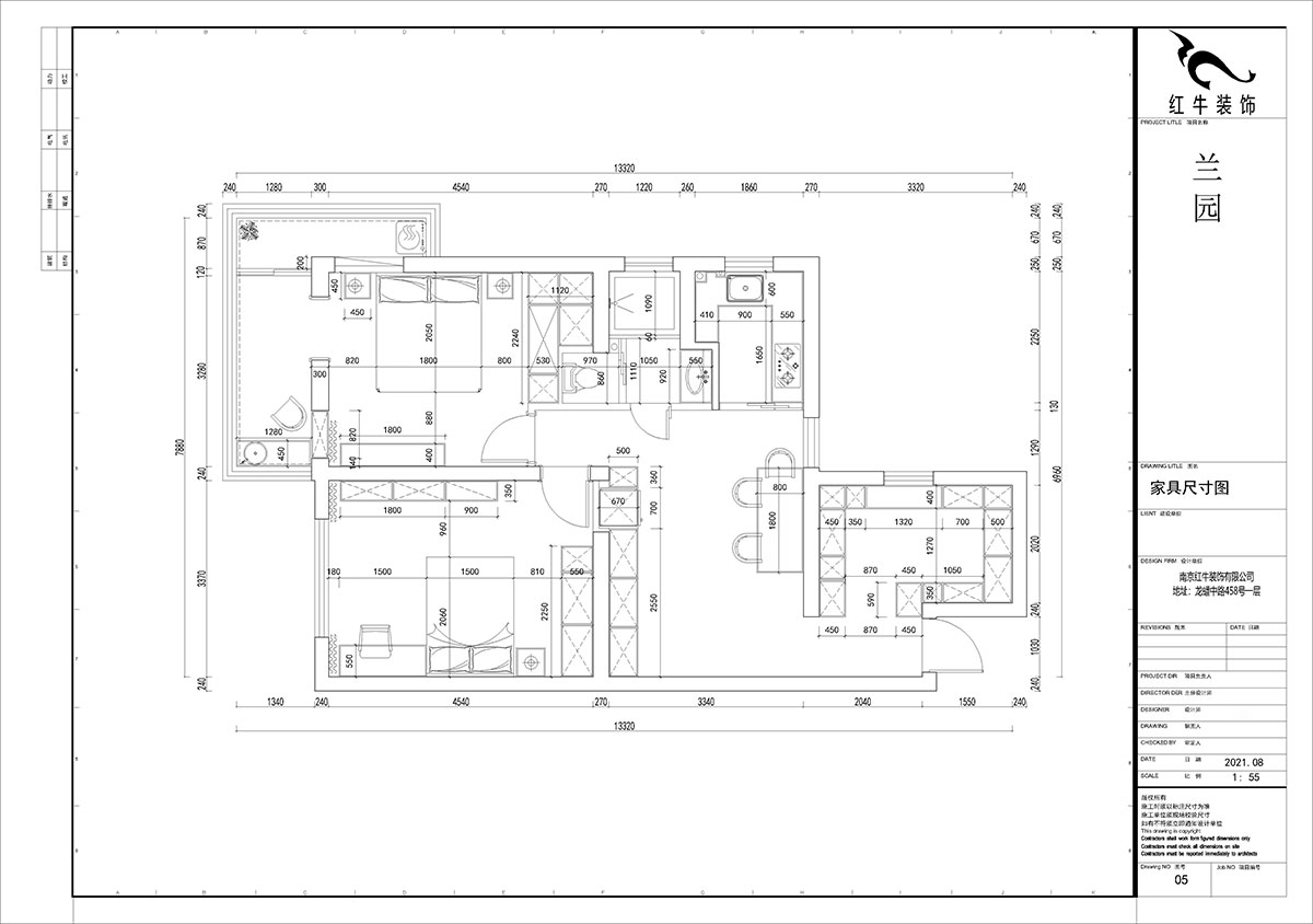 賈庭｜蘭園19-504-85㎡-現代風格｜3室1廳1廚1衛｜老房裝(zhuāng)修｜定制家￥88000｜全包11